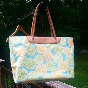 Lemons and Limes Talbots Beach Bag